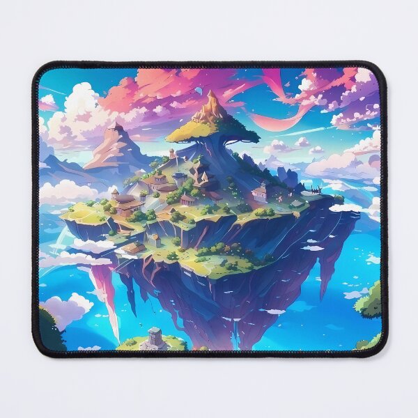 Item preview, Beautiful floating islands landscape illustration designed and sold by 1Celery.