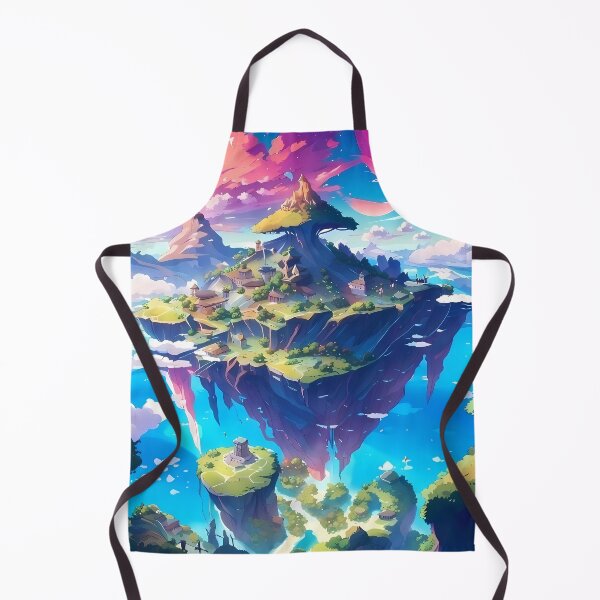 Item preview, Beautiful floating islands landscape illustration designed and sold by 1Celery.