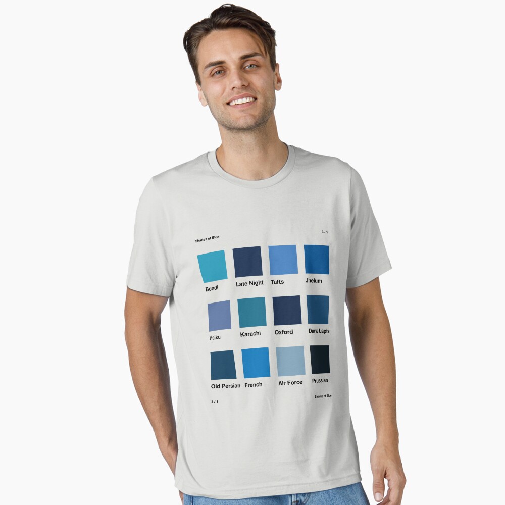 Shades of blue Poster