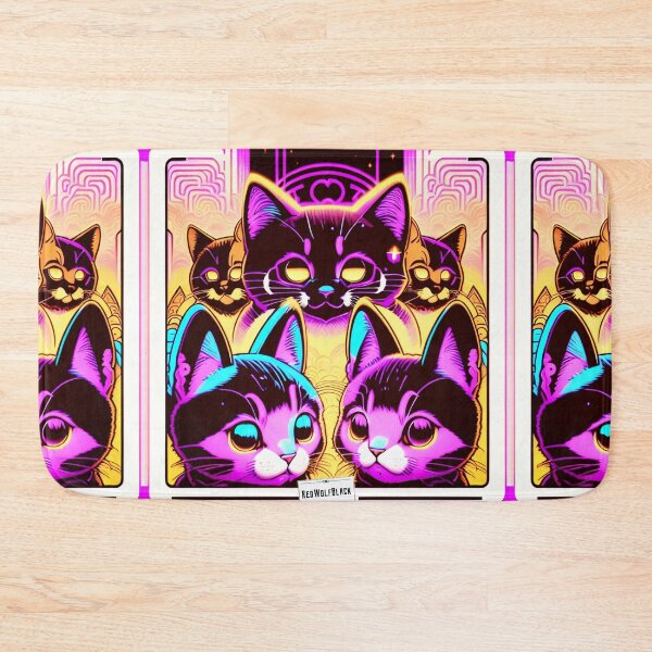 Item preview, Cute colorful cat cats 34 designed and sold by RedWolfDisigne.