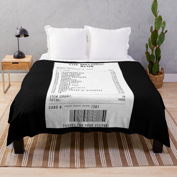 Item preview, The Melodic Blue receipt designed and sold by 1xstonee-shop.