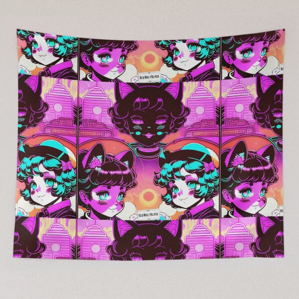 Item preview, Cute colorful cat cats 35 designed and sold by RedWolfDisigne.