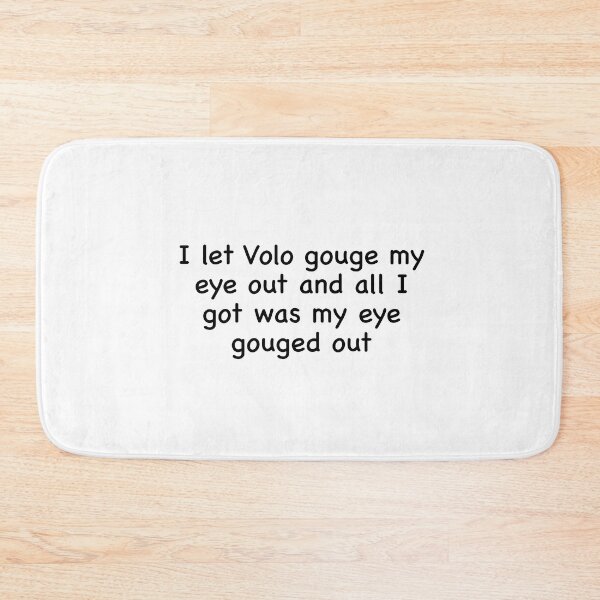 Item preview, I let Volo designed and sold by ramsaybaggins.