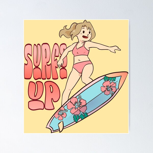 Item preview, Beach Day Surfing! Amber - BlackFox designed and sold by AngelEneArt.