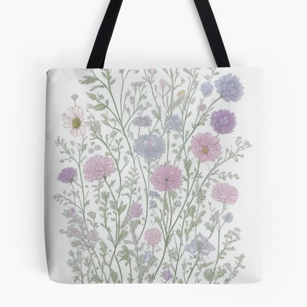 Item preview, outline flowers pattern designed and sold by Rosamose.