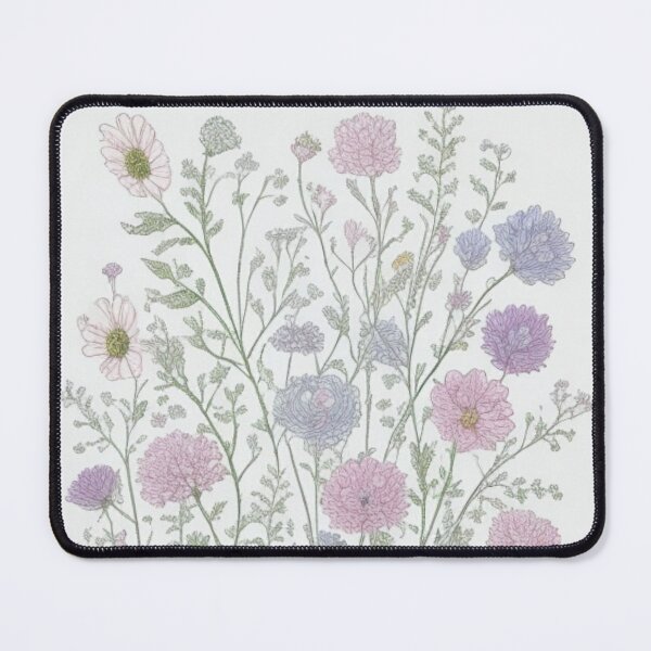 Item preview, outline flowers pattern designed and sold by Rosamose.