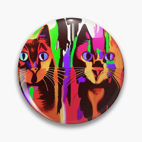 Item preview, Cute colorful cat cats 36 designed and sold by RedWolfDisigne.