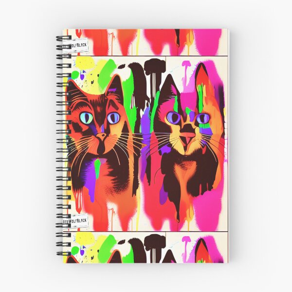 Item preview, Cute colorful cat cats 36 designed and sold by RedWolfDisigne.