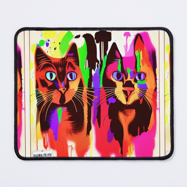 Item preview, Cute colorful cat cats 36 designed and sold by RedWolfDisigne.