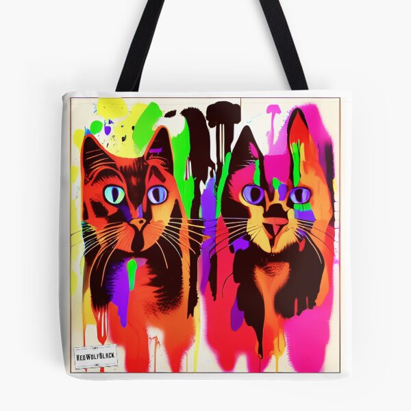 Item preview, Cute colorful cat cats 36 designed and sold by RedWolfDisigne.
