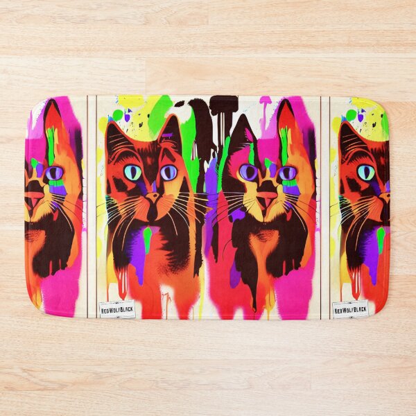 Item preview, Cute colorful cat cats 36 designed and sold by RedWolfDisigne.