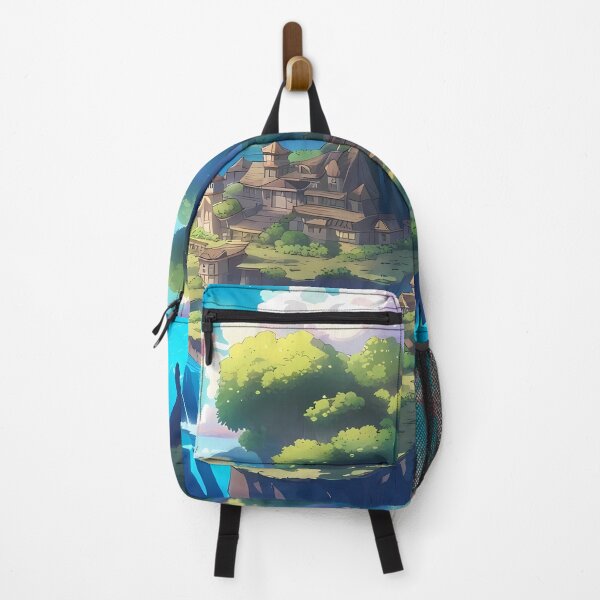 Item preview, Beautiful floating islands Asian landscape illustration designed and sold by 1Celery.