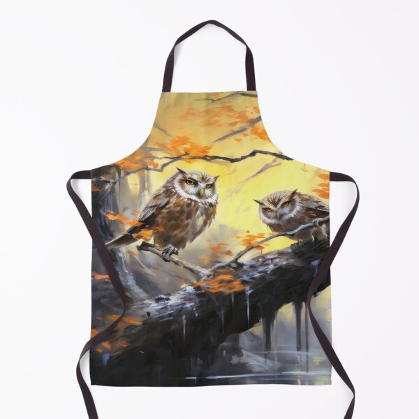 Item preview, OWLS ON PEOPLE-WATCHING DUTY designed and sold by ArtbyRolleen.