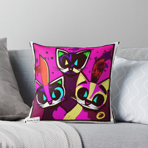 Item preview, Cute colorful cat cats 37 designed and sold by RedWolfDisigne.