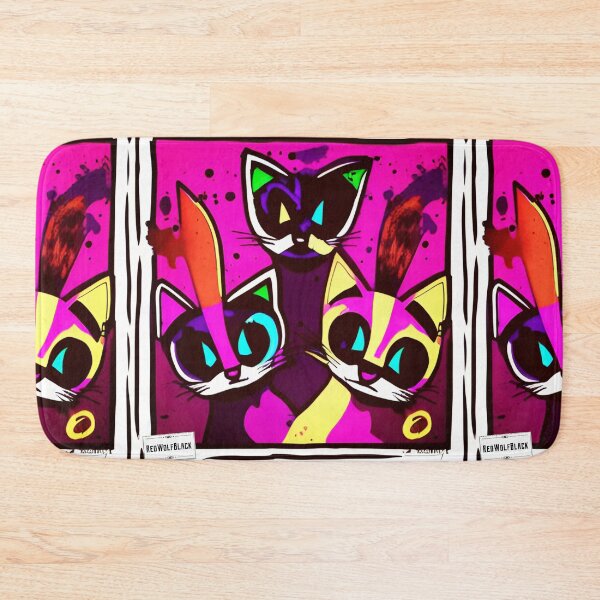 Item preview, Cute colorful cat cats 37 designed and sold by RedWolfDisigne.
