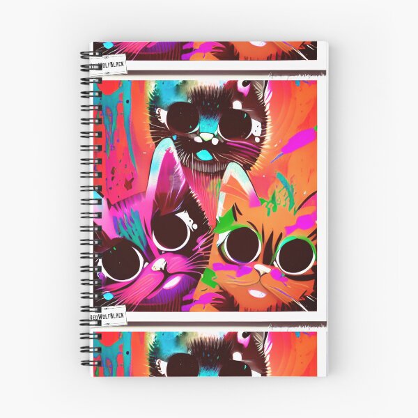 Item preview, Cute colorful cat cats 38 designed and sold by RedWolfDisigne.