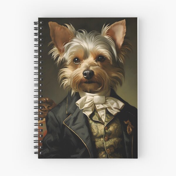 Item preview, Aristocratic Yorkie Portrait Art designed and sold by ConfettiSkyArt.