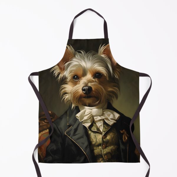 Item preview, Aristocratic Yorkie Portrait Art designed and sold by ConfettiSkyArt.