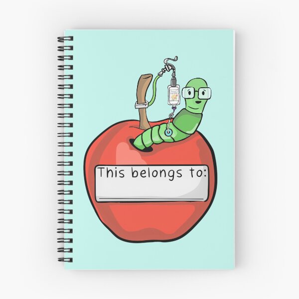 Item preview, Worm In Apple Freearm Bolee Feed designed and sold by InclusiveDinos.
