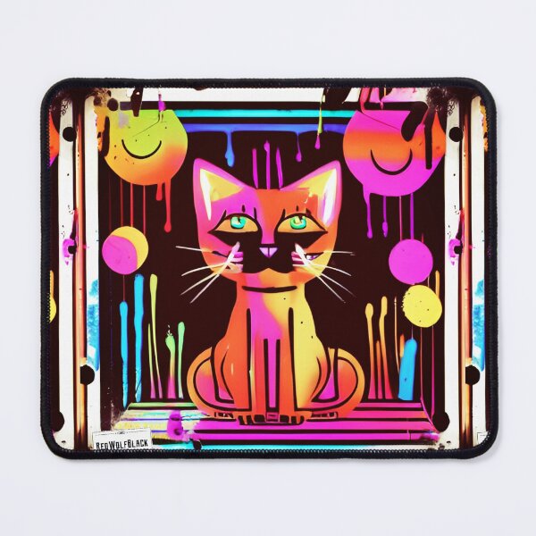 Item preview, Cute colorful cat cats 40 designed and sold by RedWolfDisigne.
