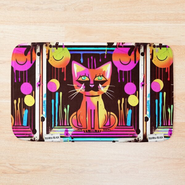 Item preview, Cute colorful cat cats 40 designed and sold by RedWolfDisigne.