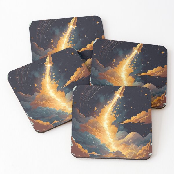 Item preview, Ship in the clouds designed and sold by ArtfullMinds.