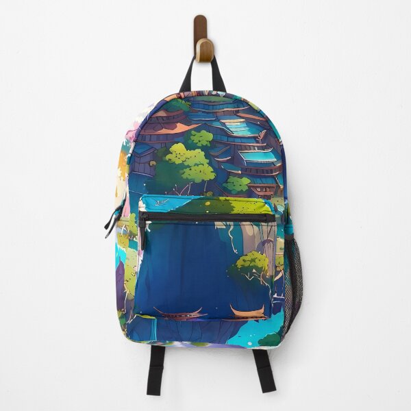 Item preview, Beautiful floating islands Asian landscape illustration designed and sold by 1Celery.