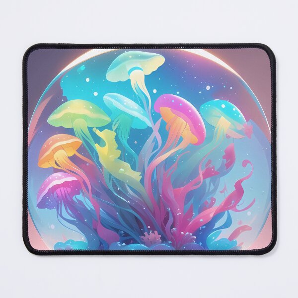 Item preview, A glass sphere with colorful jellyfish inside designed and sold by Carmillai.