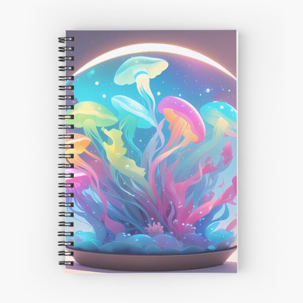 Item preview, A glass sphere with colorful jellyfish inside designed and sold by Carmillai.