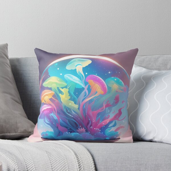 Item preview, A glass sphere with colorful jellyfish inside designed and sold by Carmillai.
