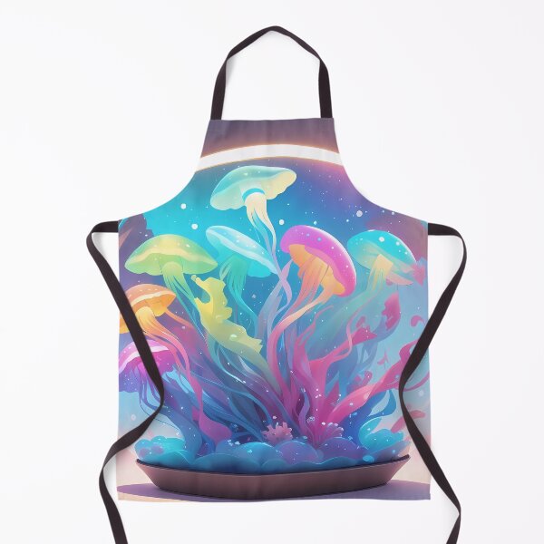 Item preview, A glass sphere with colorful jellyfish inside designed and sold by Carmillai.