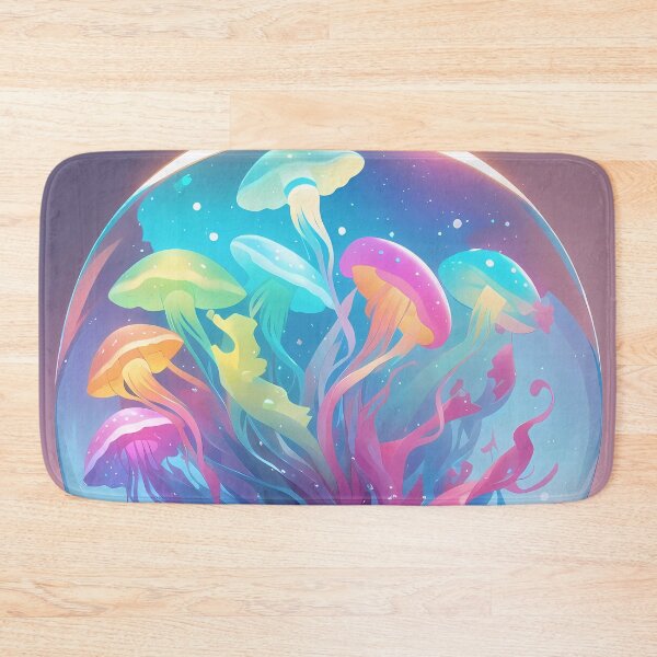 Item preview, A glass sphere with colorful jellyfish inside designed and sold by Carmillai.