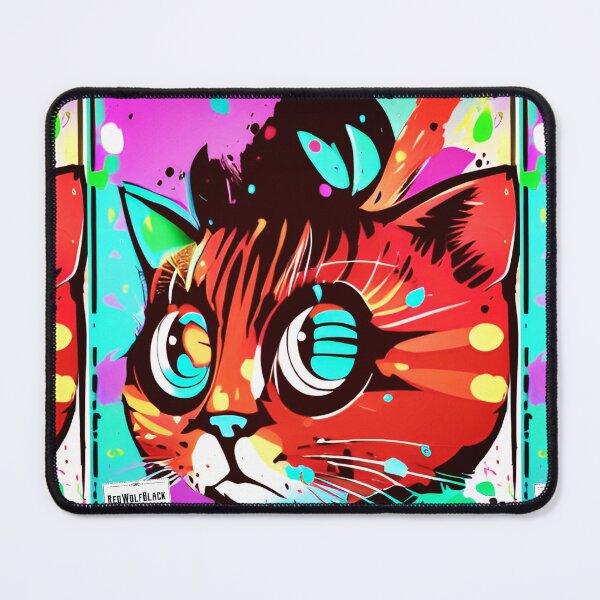 Item preview, Cute colorful cat cats 41 designed and sold by RedWolfDisigne.