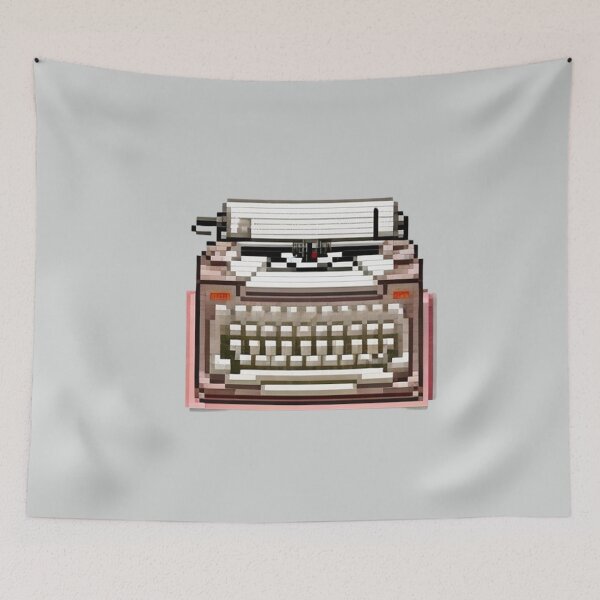 Item preview, Pixel Typewriter Design Print  designed and sold by randomtdesigns.