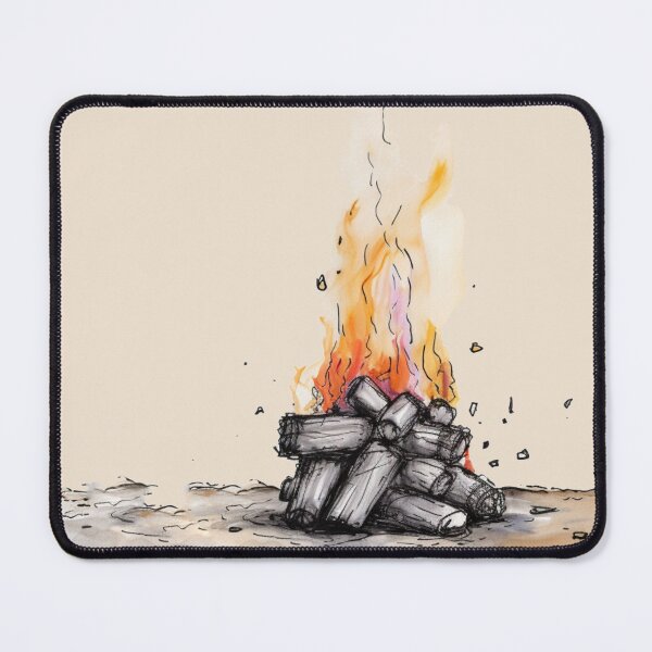 Item preview, Children's book illustration of a campfire designed and sold by mustbemalik.