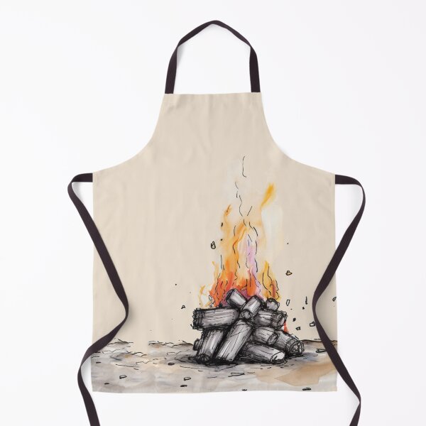 Item preview, Children's book illustration of a campfire designed and sold by mustbemalik.