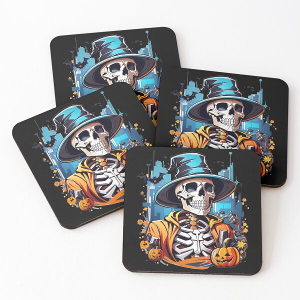 Item preview, Skeleton Celebrating Halloween designed and sold by TrendyPalette.