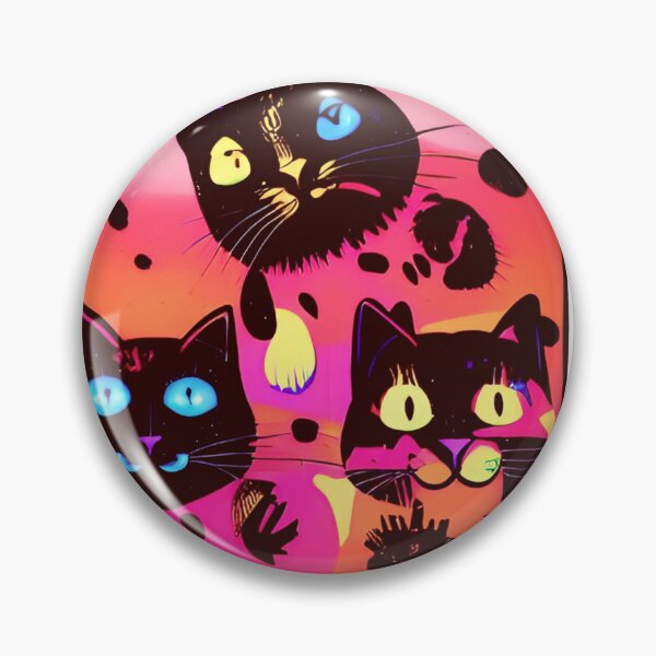 Item preview, Cute colorful cat cats 42 designed and sold by RedWolfDisigne.