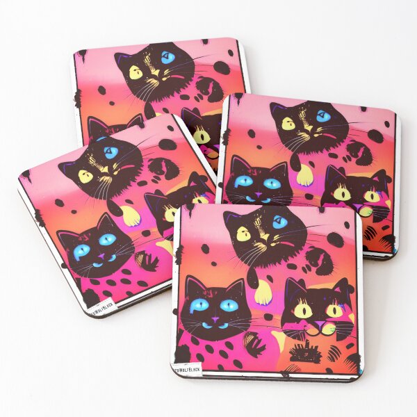 Item preview, Cute colorful cat cats 42 designed and sold by RedWolfDisigne.