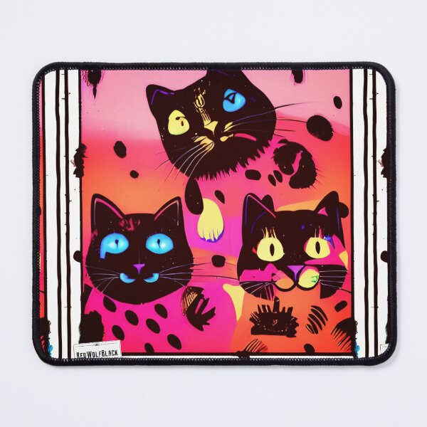 Item preview, Cute colorful cat cats 42 designed and sold by RedWolfDisigne.