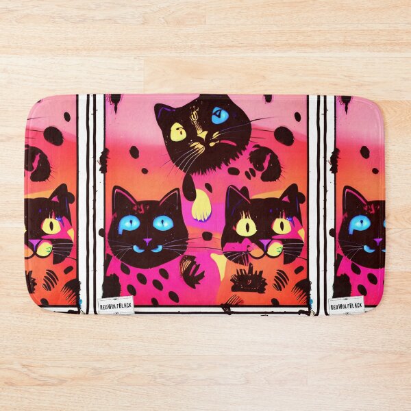 Item preview, Cute colorful cat cats 42 designed and sold by RedWolfDisigne.