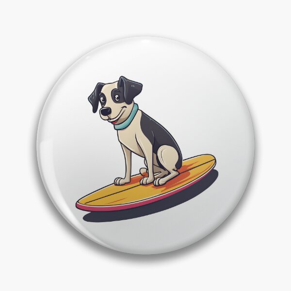 Item preview, Dog on Surfboard designed and sold by Realizey.