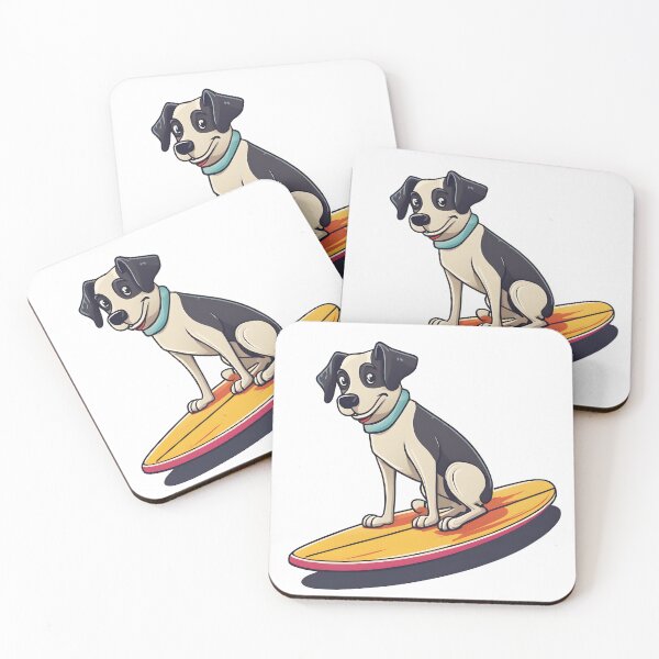 Item preview, Dog on Surfboard designed and sold by Realizey.