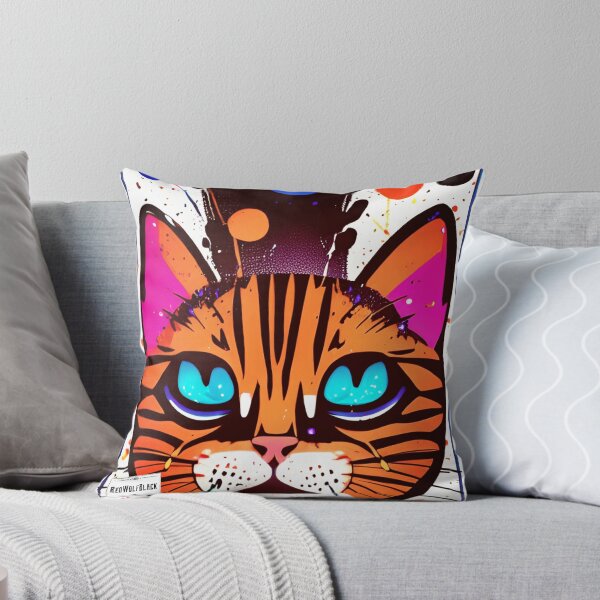 Item preview, Cute colorful cat cats 43 designed and sold by RedWolfDisigne.