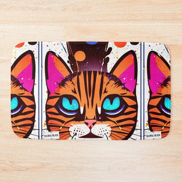 Item preview, Cute colorful cat cats 43 designed and sold by RedWolfDisigne.