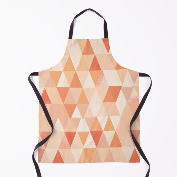 Item preview, Peach Pink Abstract Triangles Boho Pattern designed and sold by trajeado14.