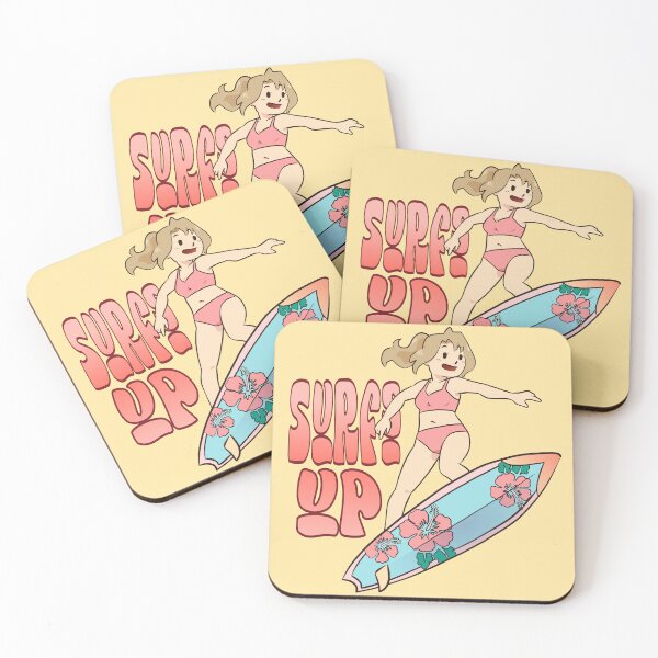 Item preview, Beach Day Surfing! Amber - BlackFox designed and sold by AngelEneArt.