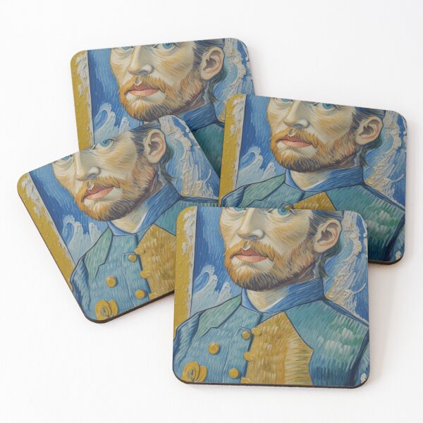 Aperçu de l'œuvre Autoportrait Vincent Van Gogh pack créée et vendue par Starry night Cherry blossom.