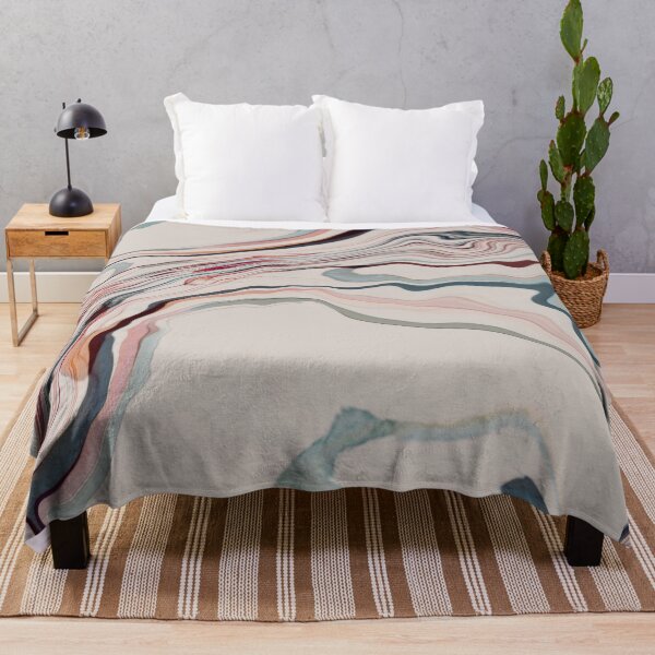 Item preview, Marbled abstract in muted hues designed and sold by Bonheurem.
