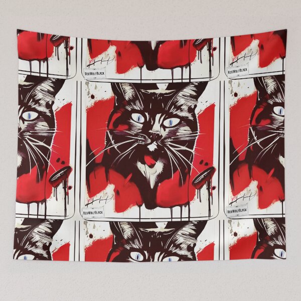 Item preview, Cute colorful cat cats 44 designed and sold by RedWolfDisigne.